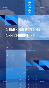 6.3K views · 121 reactions | 4 times you won’t fly a procedure turn… #learntofly #instrumentpilot #ifr #studentpilot | Boldmethod | Facebook