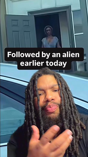 A man says he was followed by a alien 😳👀 ￼#alien #creepy #viralvideo #fyp #foryoupage | Zaereacts