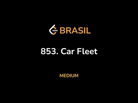 Car Fleet LeetCode Explicado Passo a Passo (em Português)