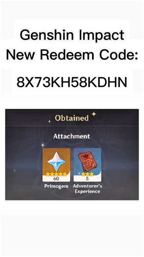 Genshin_Gamer on Instagram: "Genshin Impact New Redeem Code #genshinimpact #redeemcode #primogems"