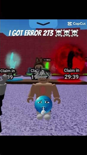 I got error 273 ☠️☠️☠️