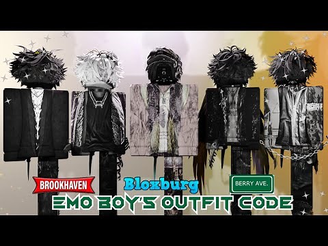 NEW 2025 Boy Outfits Code For Brookhaven And Berry Avenue | Roblox Brookhaven Boys Outfit Codes
