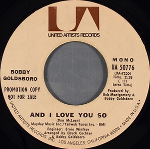 Bobby Goldsboro - And I Love You So