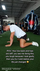 Unlock Your Low Back! #sciatica #lowbackpain #backpainexercises #backpainrelief #sciaticarelief #backpain #backpainstretch | Back Pain Treatment