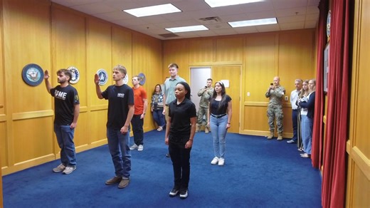 3rd Oath of Enlistment ceremony, Indy MEPS, 1250HRS, 27 May, 2025. | Indianapolis MEPS, 6th Battalion, U.S. Military Entrance Processing Command