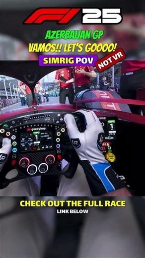 Let's goooo! Azerbaijan Grand Prix POV | Lewis Hamilton's Ferrari | F1 25