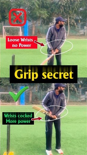 Grip Secret 99% Batters Ignore 😱 Wrist Cocked vs Loose Grip!