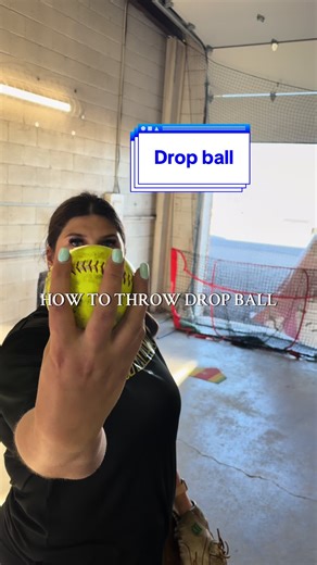 How to throw drop ball 🥎 the key word is “bounce it”. Stay on top of the ball and bounce it in front of you. #softball #dropball #drop #fastpitch