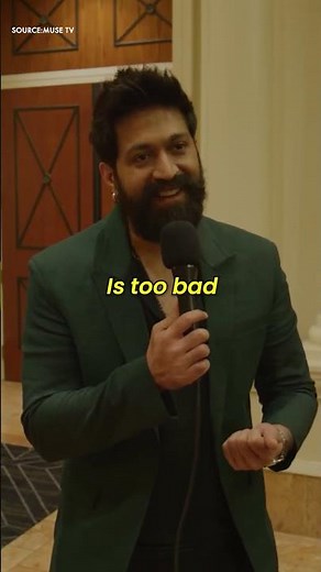 Yash on playing Ravana in Ramayana 🔥
