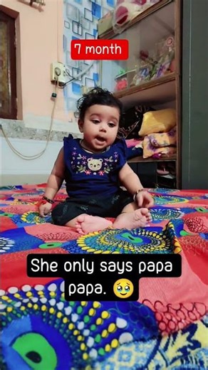 continuously says papa papa, sab kuch kare mumma baccha pahle bole pappa 🩷#trending #viral #funny