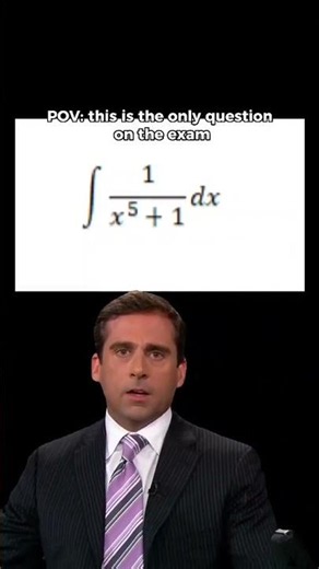 The hardest integral on the Calculus exam 😭