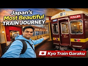 Japan’s Most Beautiful Train Journey with Garden | Kyo Train Garaku Experience Osaka to Kyoto
