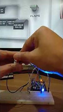 Parking Brake Switch P3D V4 on Arduino +Mobiflight