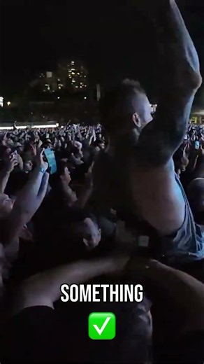 Epic Concert Vibes: Crowd Surfing & Singing Along! #shorts