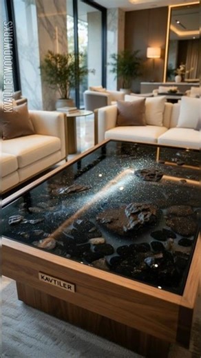 Amazing Space Epoxy Resin Table 🌌 | Galaxy Resin Table Making #shorts