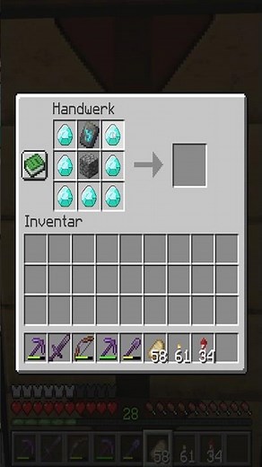 Minecraft Plagegeister Schmiedevorlage Craften Tutorial