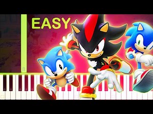 Kingdom Valley | SONIC X SHADOW GENERATIONS - EASY Piano Tutorial - Videos For Kids