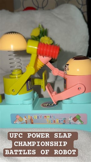 5 SECONDS Double Hammers Table Game | UFC POWER SLAP CHAMPIONSHIP BATTLES OF ROBOT #trending #60330