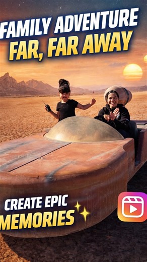 Real Family Adventures on Instagram: "In a galaxy not so far away… the greatest adventures are the ones we share as a family. Today, we found ourselves on a barren world of sand and steel, where the engines of POD racers roared like thunder across the horizon. As we climbed into the cockpit and launched forward, it felt like jumping to hyperspace — hearts racing, laughter echoing, and the stars almost within reach. In that moment, nothing else mattered. No schedules. No distractions. Just the th