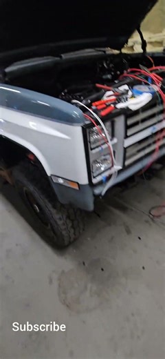 Mocking up Power Amp Steps on 1988 K5 Blazer.