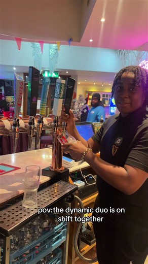 Pure chemistry behind the bar ♥️