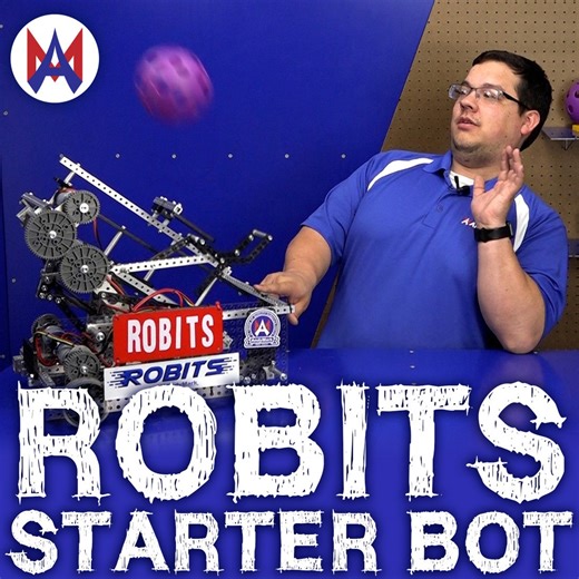 AndyMark Inc. on Instagram: "The Robits Starter Bot is built entirely from our Robits Core Kit and has assembly instructions on our website. Use this for playing the game competitively, or simply as a learning exercise! 🔗https://bit.ly/starterbot25"