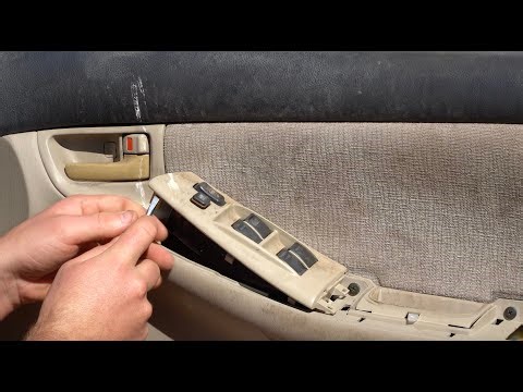 How to Remove & Replace Toyota Corolla Master Window Control Switch ZZE Models 2001-2007