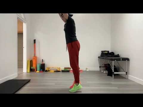 Parallel Stance to Skater Squat Deceleration to Lateral Bound and Rebound
