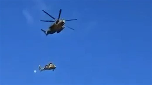 Absturz bei Abschlepp-Aktion | Heli verliert Heli!