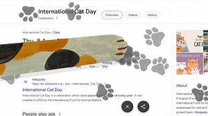 Did You Know Google Has A Secret Game For International Cat Day?