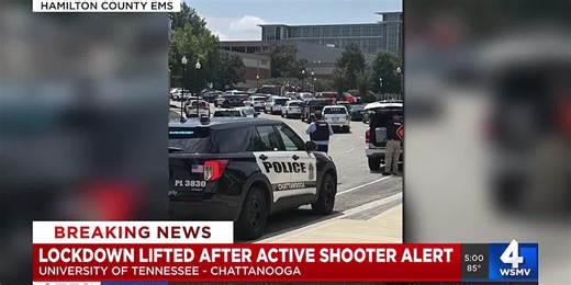 Lockdown lifted after active shooter alert at UTC