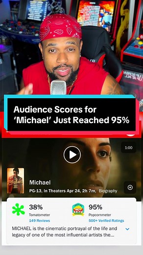 Michael Movie Audience Score Hits 95% on Rotten Tomatoes
