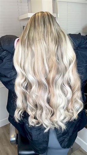 THIS IS YOUR SIGN TO GET HAIR EXTENSIONS 22 inches of blonde perfection ✨ Flat, discreet tape extensions for long, full hair 💛 The ultimate blonde glow-up 🤍#HairTok #bromsgrovesalon #tapehair #hair #hairtransformation