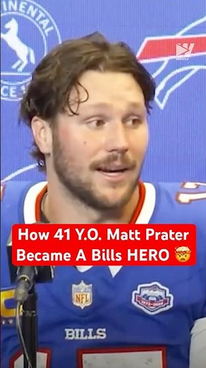 How 41-Year-Old Matt Prater Became A Bills HERO 🤯