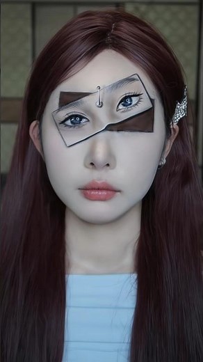 Impossible Window Face Illusion 😱 | Mind-Blowing Optical Makeup Art#viralvideo #art #viral #india