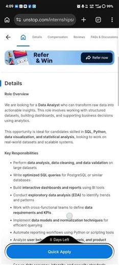 Data Analyst WFH Internship 🔥 ₹15K/Month | Summer Internship Fair 2026