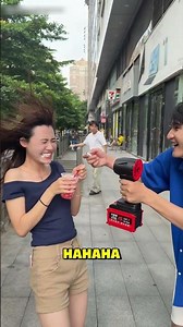 🍦Random stranger challenge finish a whole ice cream with a powerful fan blowing!#FoodChallenge