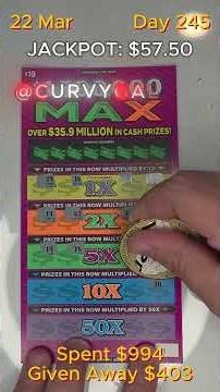 Day 245 Scratch Off Challenge for Mr. Pick 💰 #lottery #scratchoff #challenge