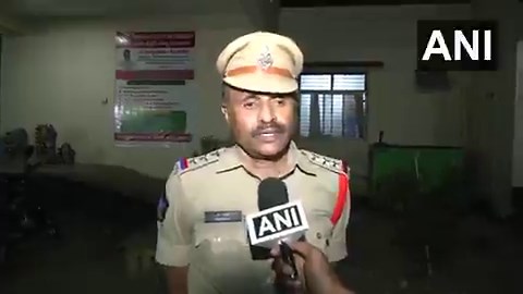 #WATCH | NTR District, Andhra Pradesh: Nandigama Rural CI Chavan says, "At Keesara Toll Plaza, a lorry lost control after its brakes failed and overturned onto a car. The car was completely crushed in the accident. One person, identified as B Srinivas Rao, a High Court advocate, died in the mishap. He was reportedly travelling from Vijayawada to Hyderabad at the time of the accident..."
