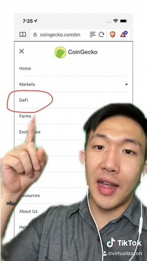 How to find DeFi coins on CoinGecko