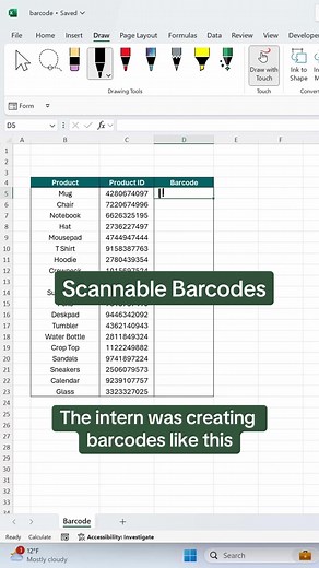 Time to retire the drawing tool. #excel #tutorial #exceltips