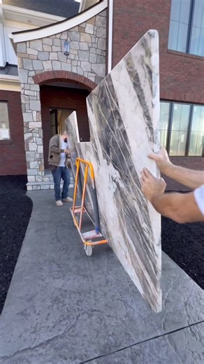 HAUS PLANS ®️ | Installing a 900 lbs Countertop #build #howto #construction #diy #contractor #homeimprovement | Instagram