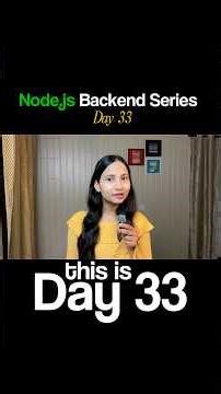 Async & Await Explained Simply | No More Confusion | Node.js Day 33✅💻❤️