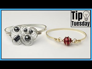 Flat Artistic Wire Bracelet Tutorial