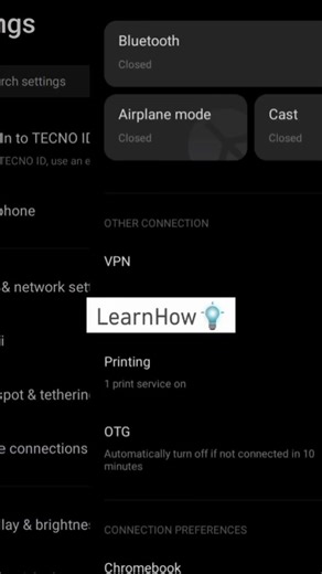 Turn on airplane mode on Android phone,