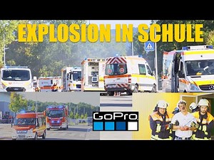 Explosion in Schule| Katastrophenschutzübung LKr. Bamberg 2023