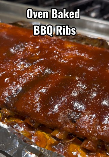 Oven Baked BBQ Ribs!! These ribs are “fall off the bone” goodness and ... | Oven Baked Ribs