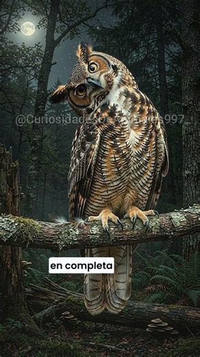 EL BÚHO GIRA SU CABEZA 270 GRADOS 🦉 #animalfacts #sabiasque #curiosidadesdeanimales