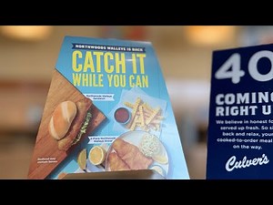Culver’s NORTHWOODS WALLEYE | POV style 2025