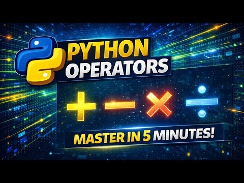 Python Operators Made Easy 🤯 | + - * / % // ** Explained